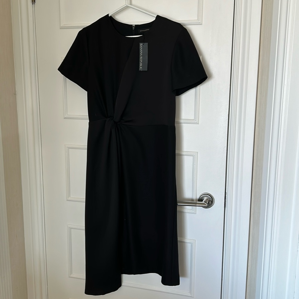 Mix material dress size 8